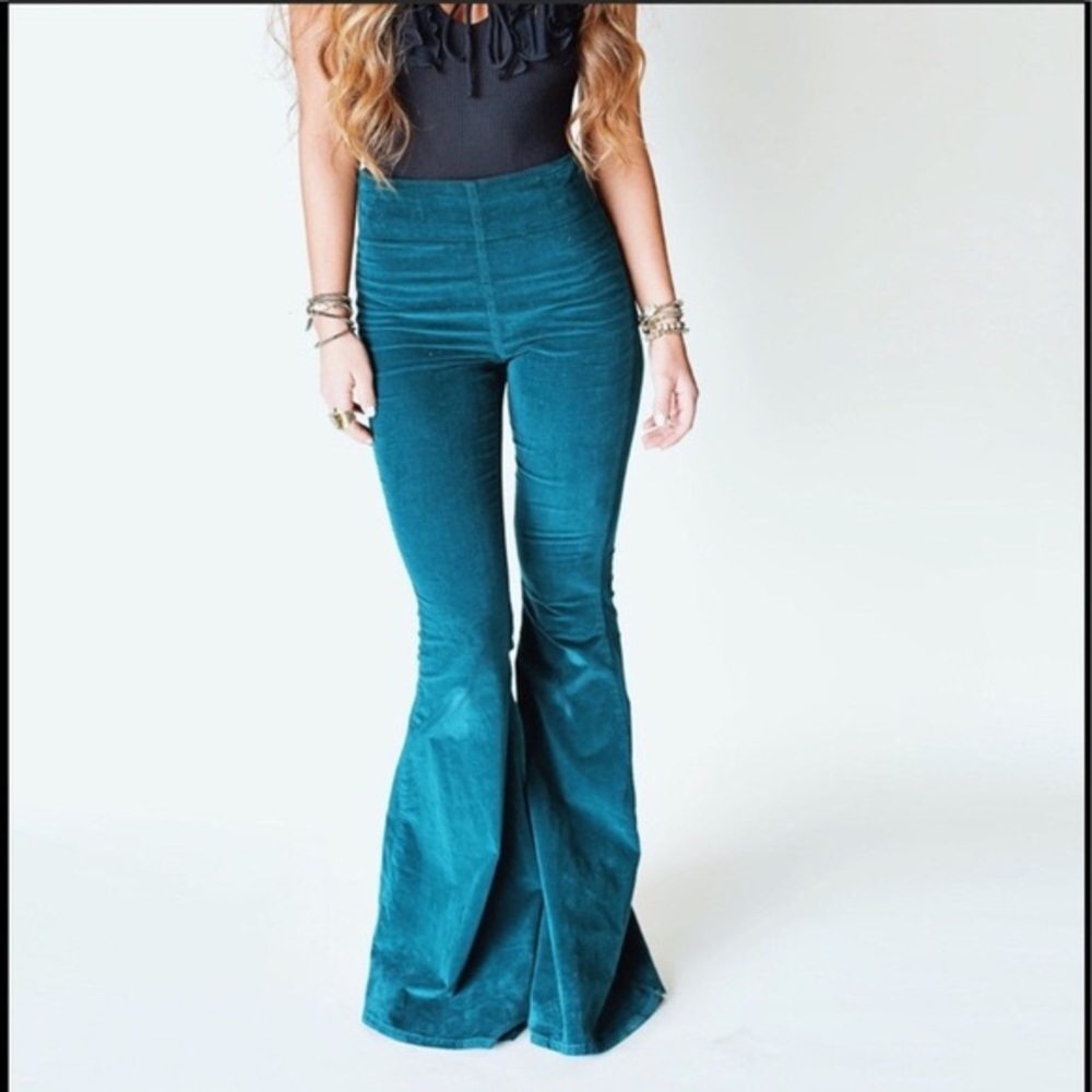 Show Me Your Mumu Cam Cam bells teal NWT RARE MED